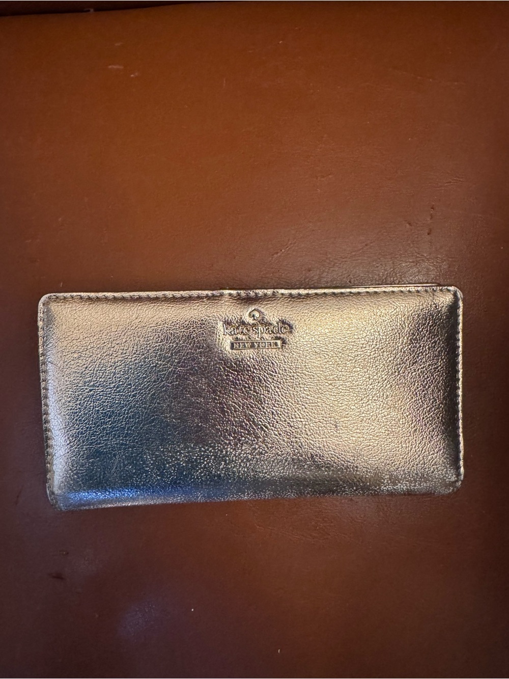 kate spade Metallic Wallet Card Holder